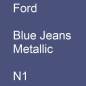 Preview: Ford, Blue Jeans Metallic, N1.